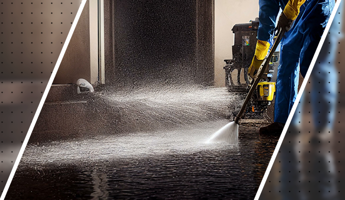 sewage removal cleanup professionally